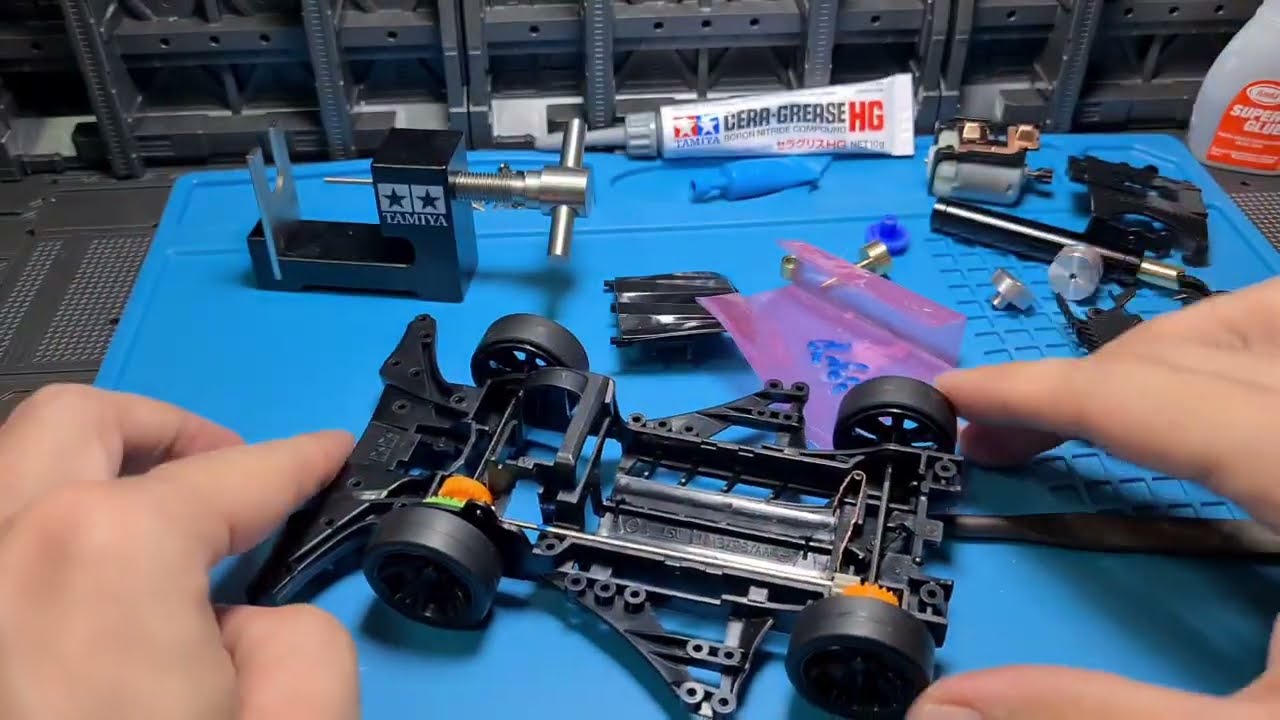 EP.1 Tamiya mini 4wd K4 GAMBOL FM-A Chassis ประกอบ OPB.ยังไงให้รถดี แข่งเข้ารอบลึก #mini4wd #tamiya