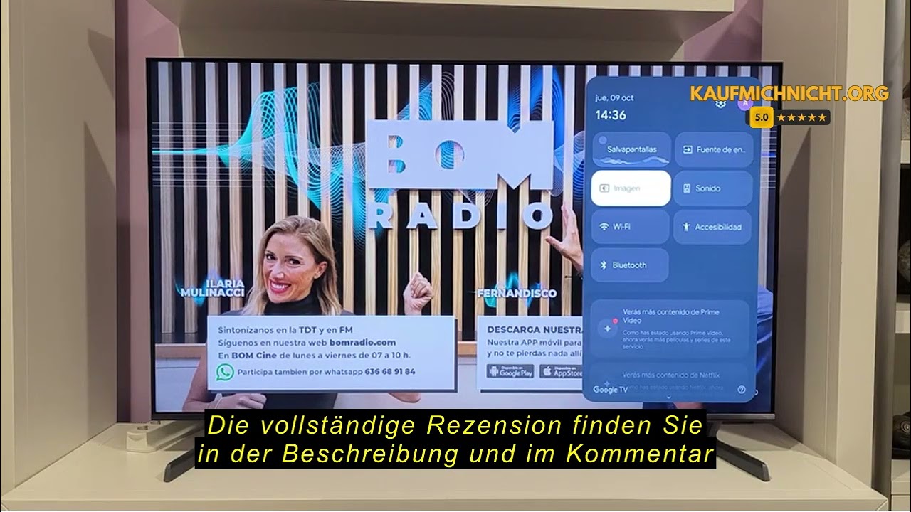 Produktbewertung XIAOMI TV S Pro Mini LED 55, Smart TV, 4K QLED 144Hz Google TV, Dolby Vision, Dolby