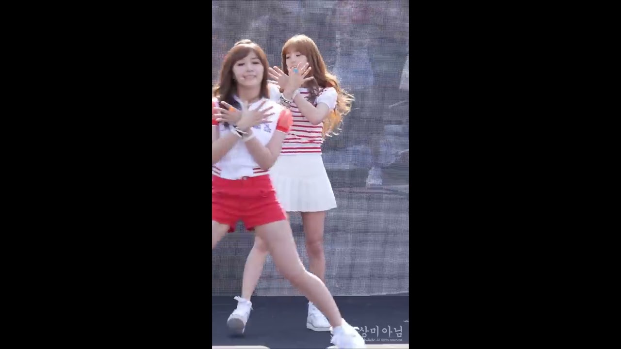 130825 NBA 3X 코리아 농구대회 에이핑크(A pink) - 몰라요 박초롱 직캠