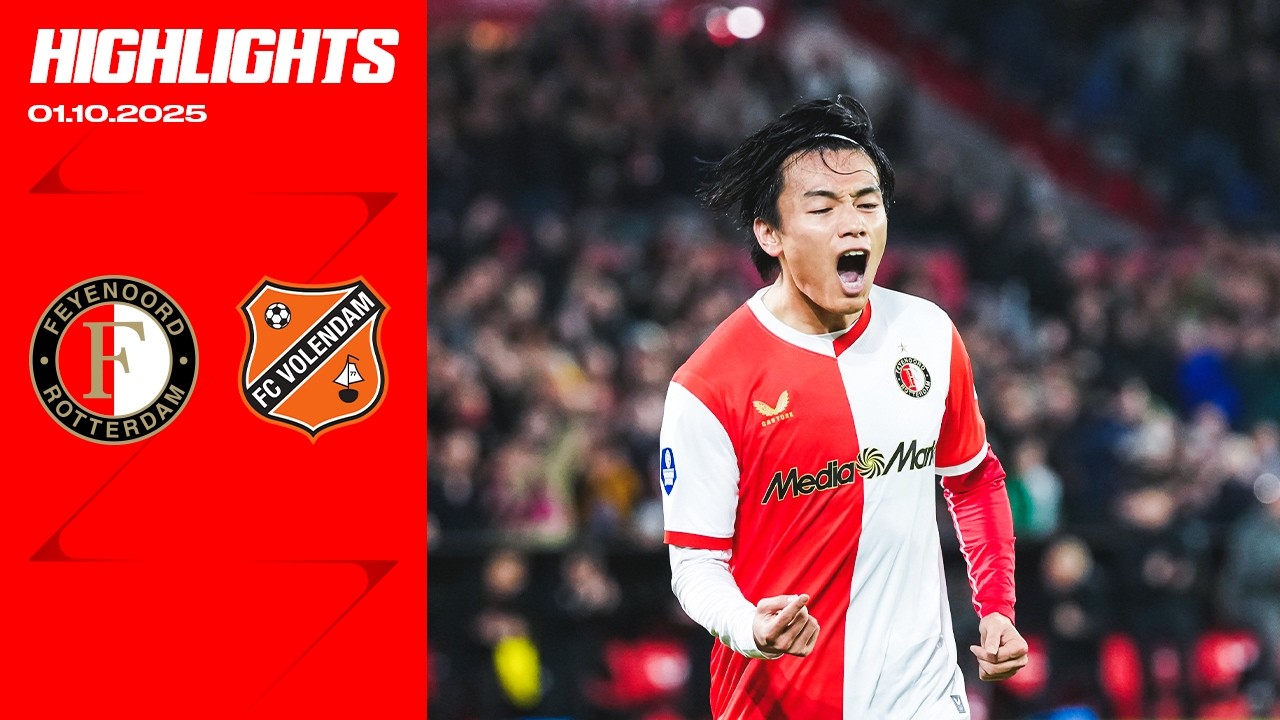 Highlights Feyenoord - FC Volendam | Eredivisie 2025-2026