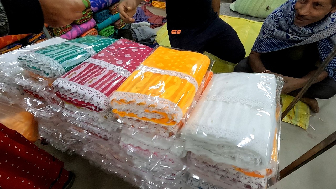 নদীয়া শান্তিপুর কাপড়ের হাট ফেব্রুয়ারি 2026 || wholesale cloth market India || cloth market
