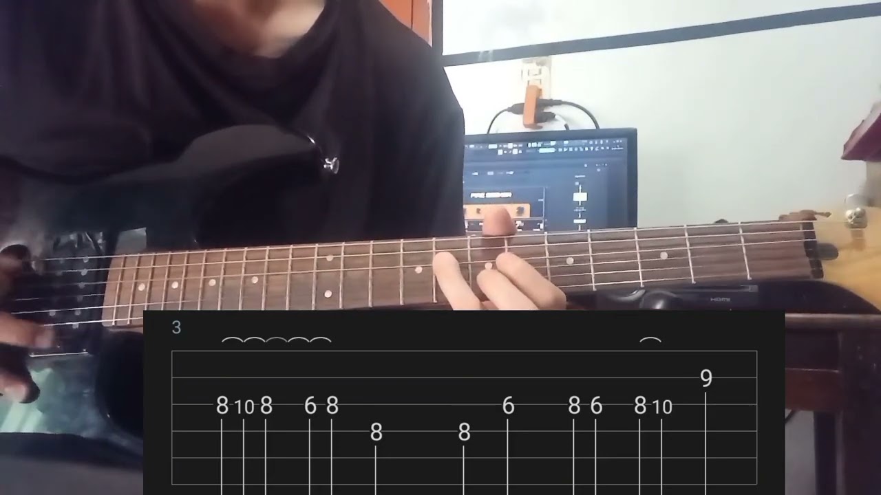 C.R.O- Sangre Tutorial Guitarra TABS