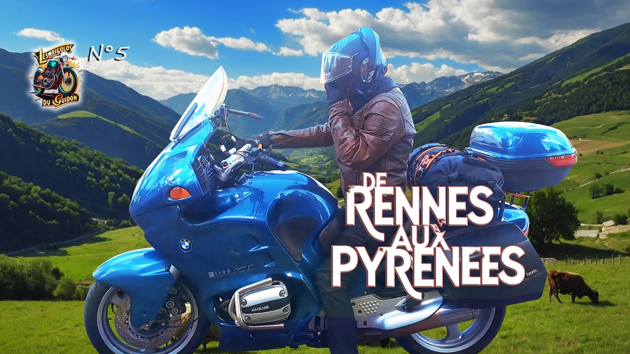 Un R 1100 RT dans les Pyrénées (De Rennes aux Pyrénées).
