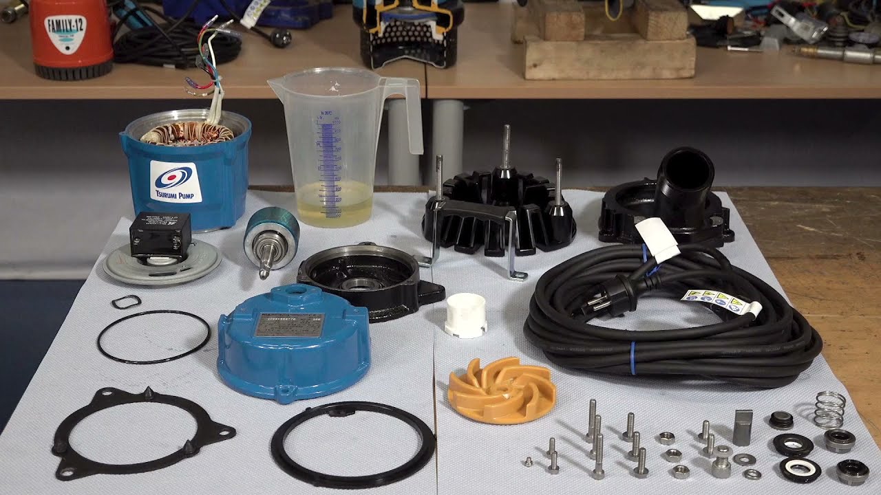 How to Disassemble a Tsurumi HS2.4S Drainage Pump