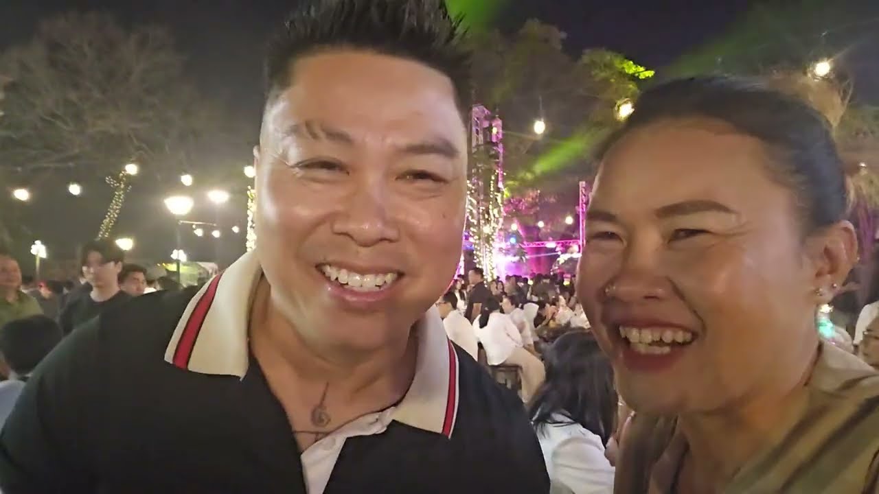 New year with friends from America in Laos