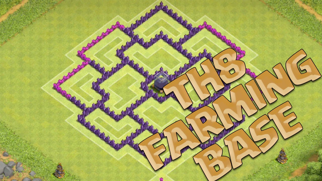 Clash of Clans - TH8 Farming Base 2016!