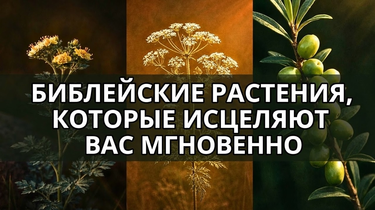20 Библейских Растений, Которые Исцеляют Мгновенно
