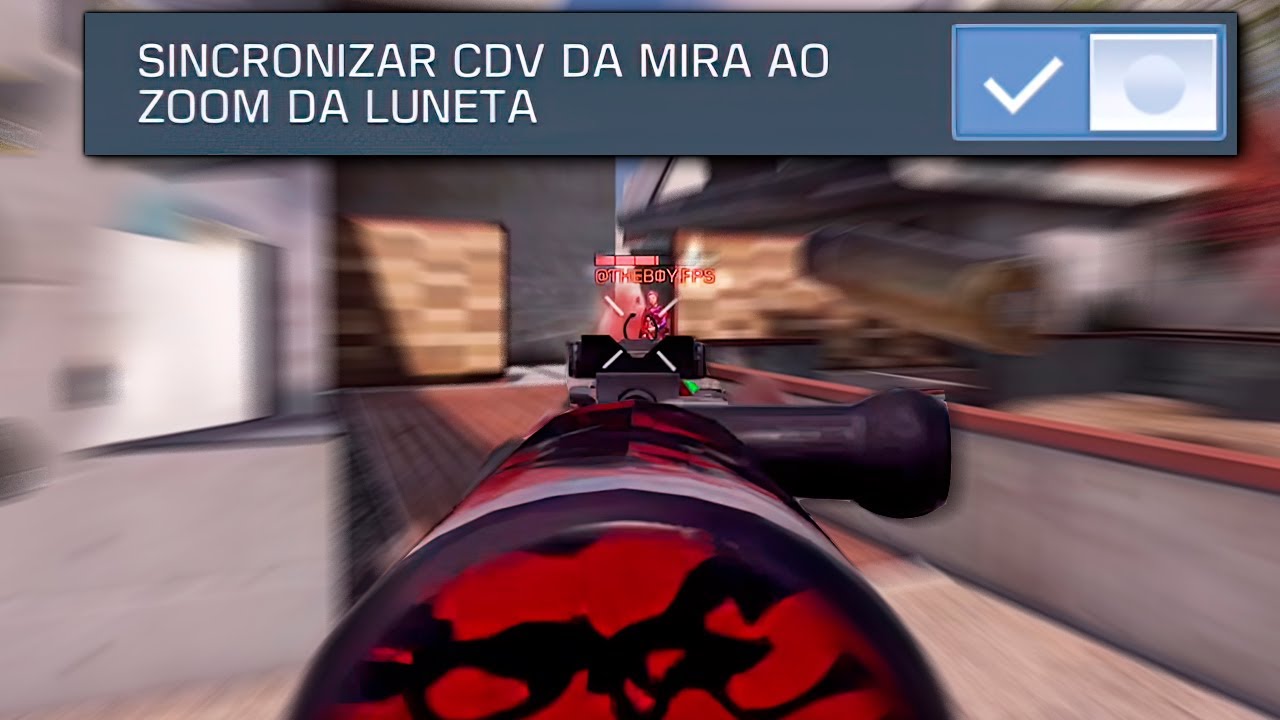 A SKS COM O NOVO CAMPO DE VISÃO FICOU MUITO ROUBADA!! OU EU ESTOU FAZENDO UM CLICKBAIT - COD MOBILE