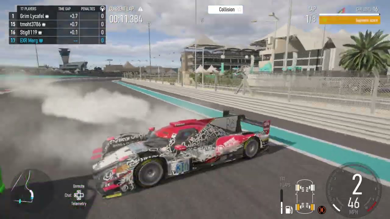 P2 Racing at Yas Marina was Awful. Forza Motorsport