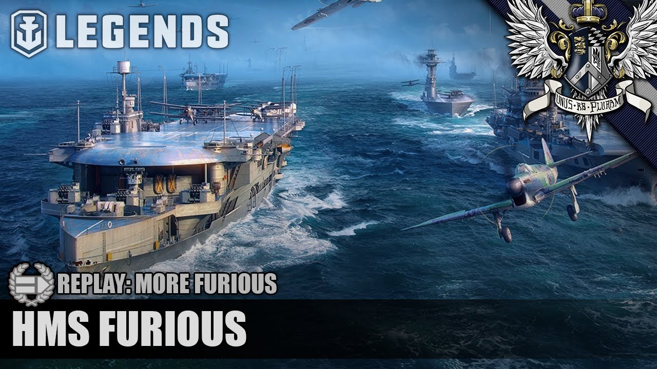 WoWS: Legends - Replay: More Furious - HMS Furious