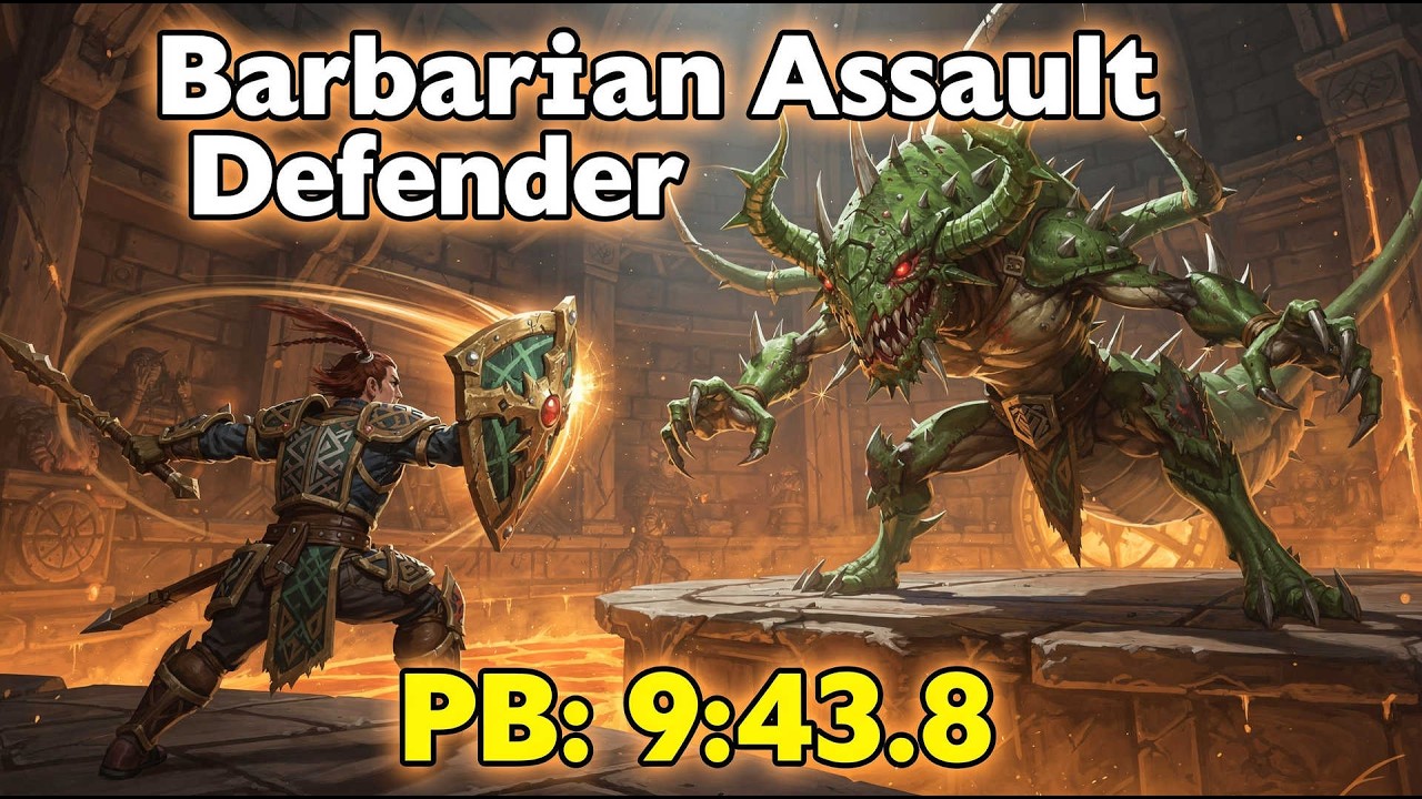 Barbarian Assault Overall PB (Def pb 9:43.8)