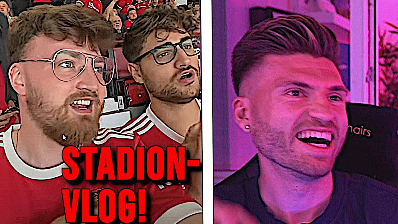 REAKTION auf 1. CR7 SPIEL bei UNITED 😱 StadionVLOG von ViscaBarca 🔥 Tisi Schubech Stream Highlights