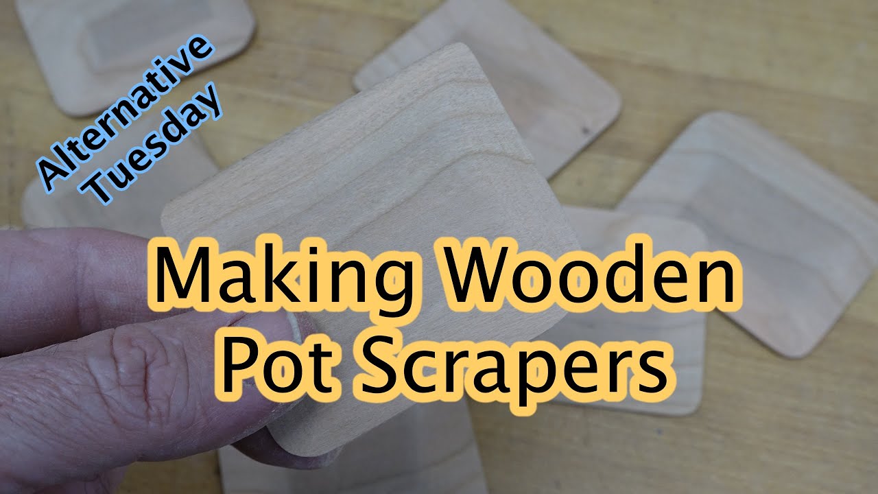 Making Wooden Pot Scrapers