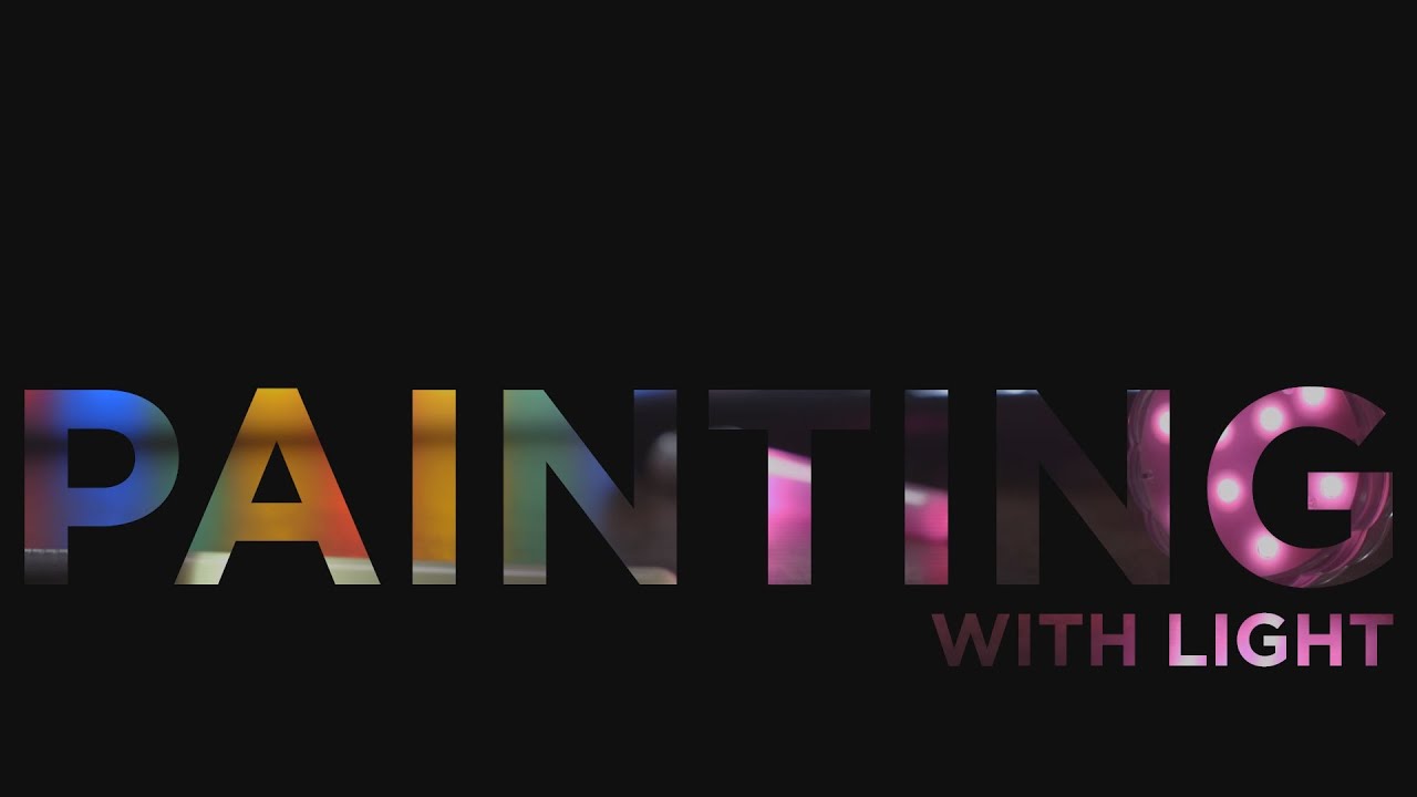 Painting with light - quick tips - Canon