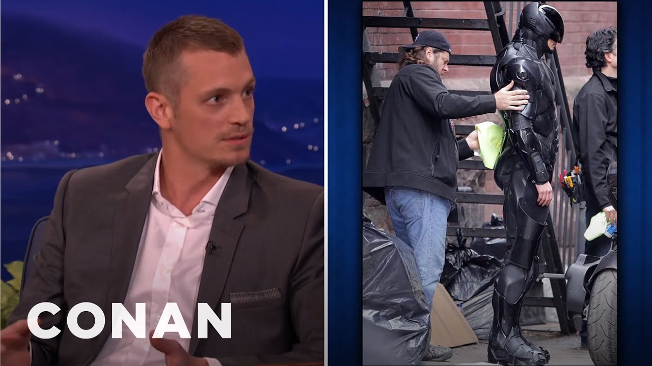 Joel Kinnaman's RoboCop Wardrobe Malfunction | CONAN on TBS
