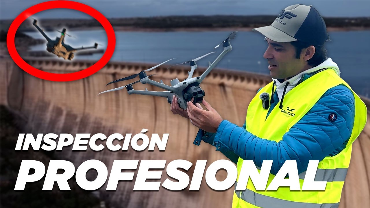 Fotogrametría de una presa con DRON INDUSTRIAL: DJI Matrice 4D