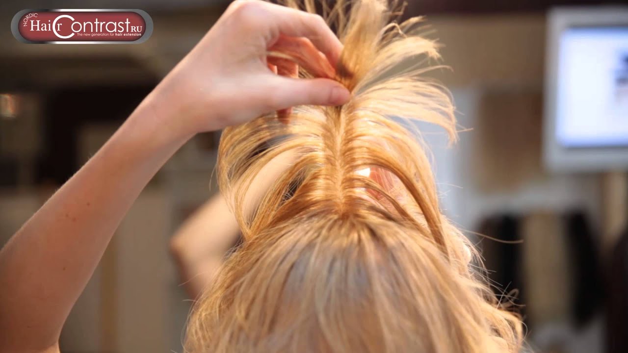 Накладка для волос снимаем дома,  T Parting Nordic Hair Contrast