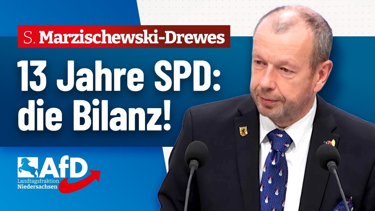 Bilanz nach 13 Jahren SPD-Regierung! &ndash; Stefan Marzischewski-Drewes (AfD)