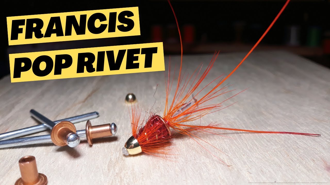POP Rivet Salmon Fly: Red Francis - Salmon Fly Tying