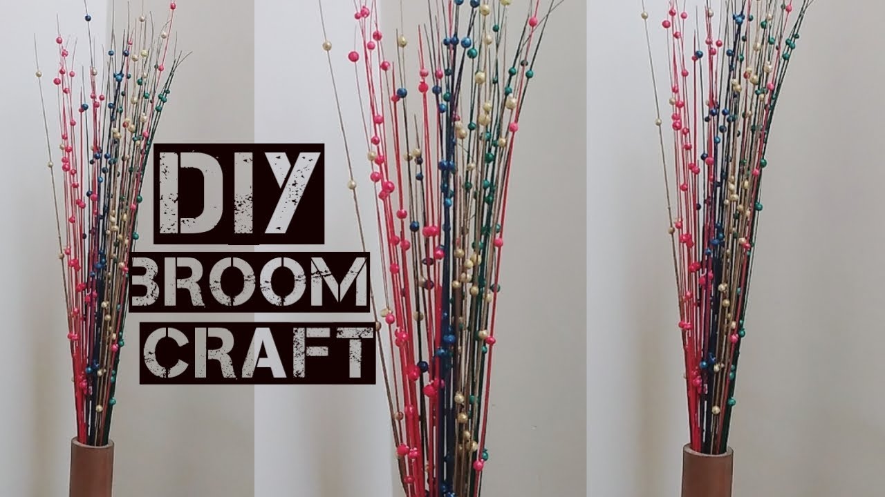 BROOM CRAFT IDEA || REUSE OLD BROOM || BEST OUT OF WASTE CRAFT