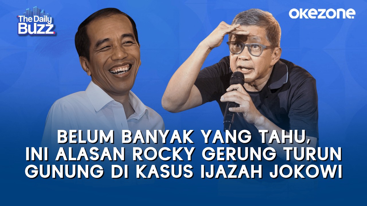 Belum Banyak yang Tahu, Ini Alasan Rocky Gerung Turun Gunung di Kasus Ijazah Jokowi | The Daily Buzz