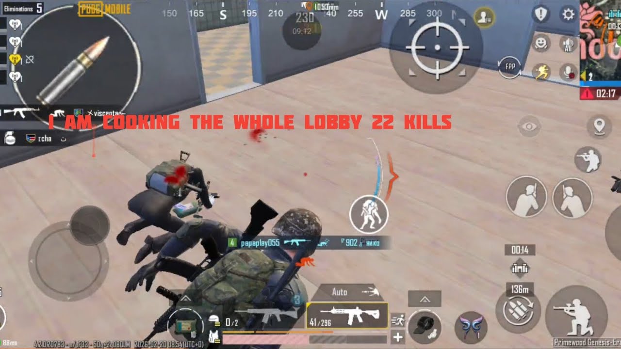 PUBG Mobile 22 kills game play easily chicken dinner 😁