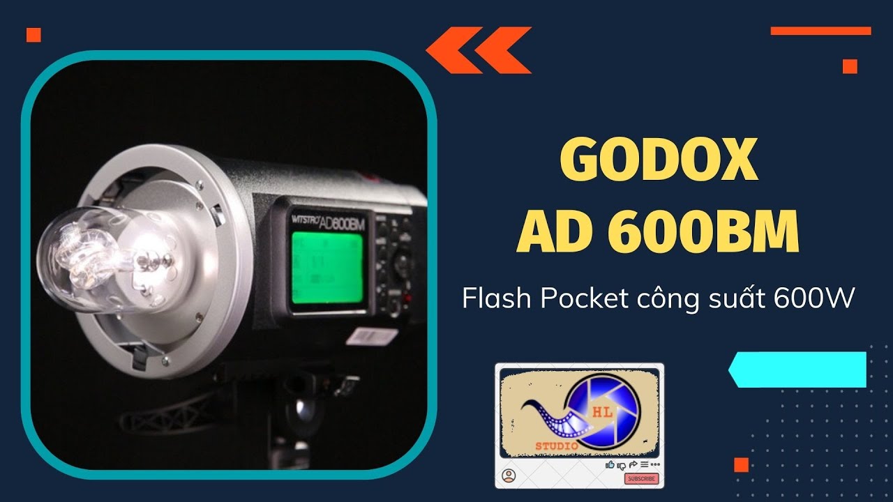 AD-600BM | Đèn Flash pocket có công suất lên đến 600W | Bảo bối thần kỳ của các nhiếp ảnh gia