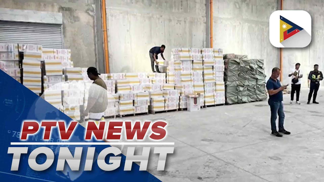 PNP-HPG discovers boxes of smuggled cigarettes in warehouse in Pampanga