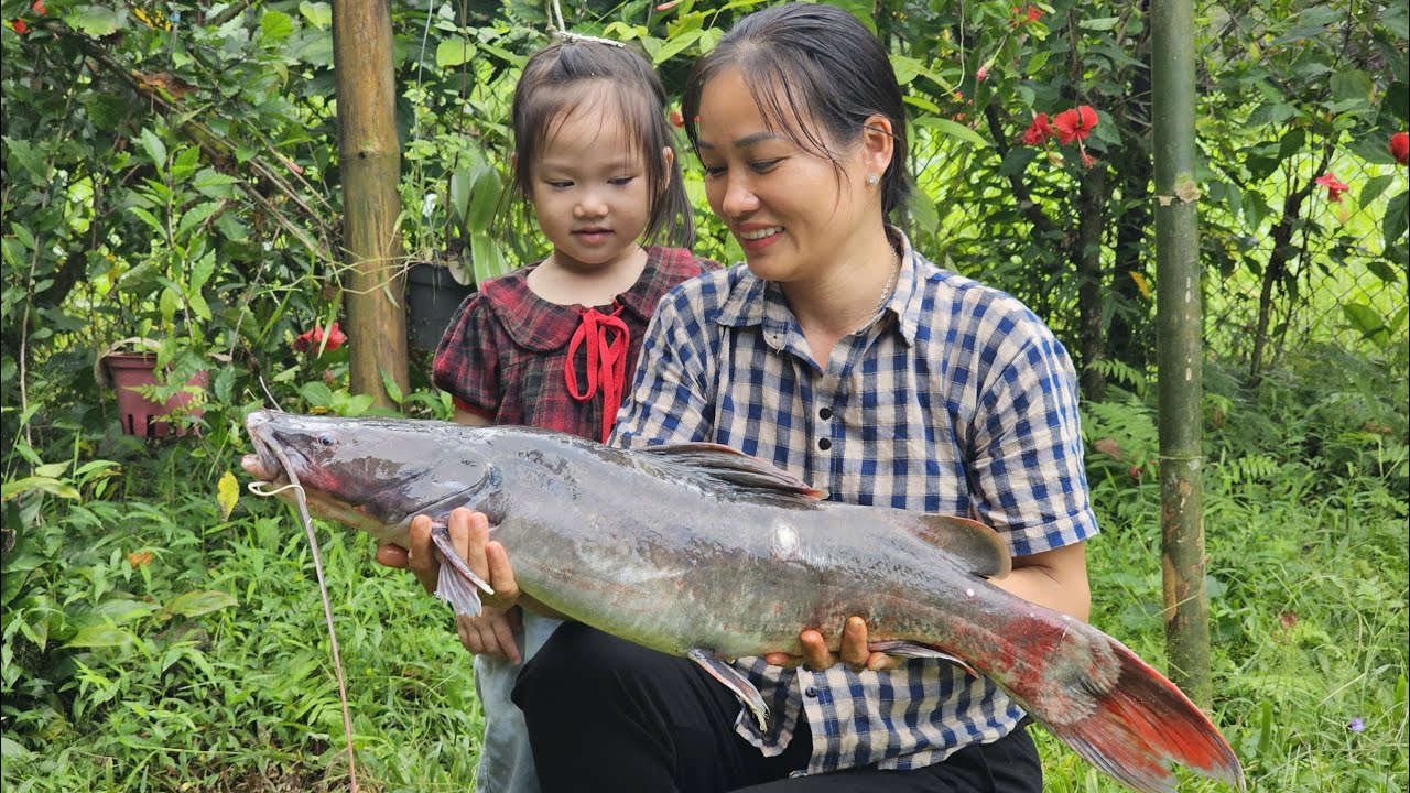 Cook a Giant 10kg Fish and Make 5 Delicious Dishes | Family Feast with Mother-in-Law & Daughter