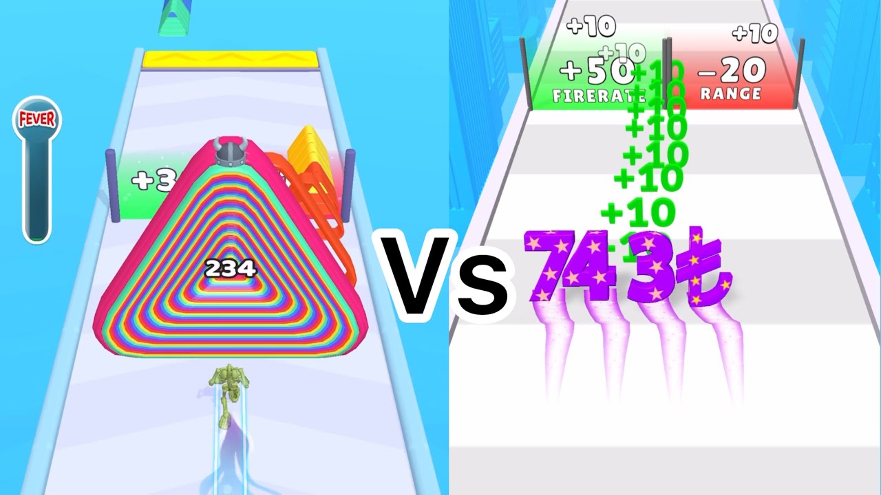 Layer Man Vs Digit shooter - All Levels Speed Run Gameplay iOS 