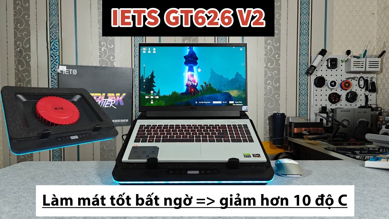 IETS GT626 v2 | Test thực tế hiệu năng: giảm sương sương 12-15 độ C