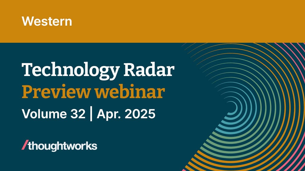Tech Radar Vol. 32 &mdash; Western Webinar Preview