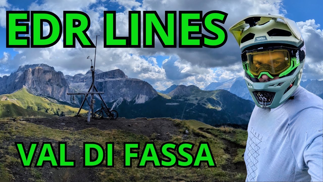 PROVO I SENTIERI DEL EDR 🥵🚀! NERE E PRO LINE A CANAZEI, BELLI MA CHE FATICA!