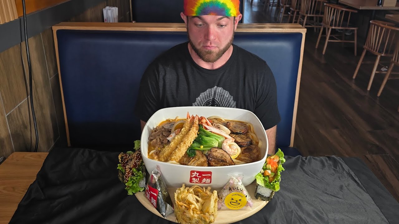 MINNESOTA'S LARGEST UDON NOODLE CHALLENGE!! FIRST EVER WINNER, IF EATEN IN ONLY 45 MINUTES!