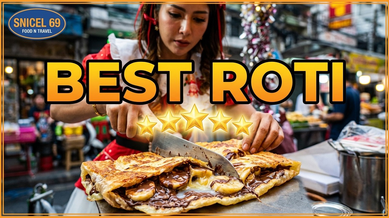 Best Roti in Bangkok 👍🏻 #PuyRotiLady #Snicel69