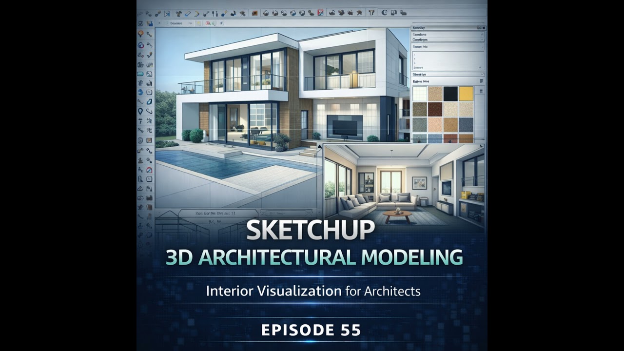EP 55: 3D Architectural Modeling and Interior Visualization Using SketchUp