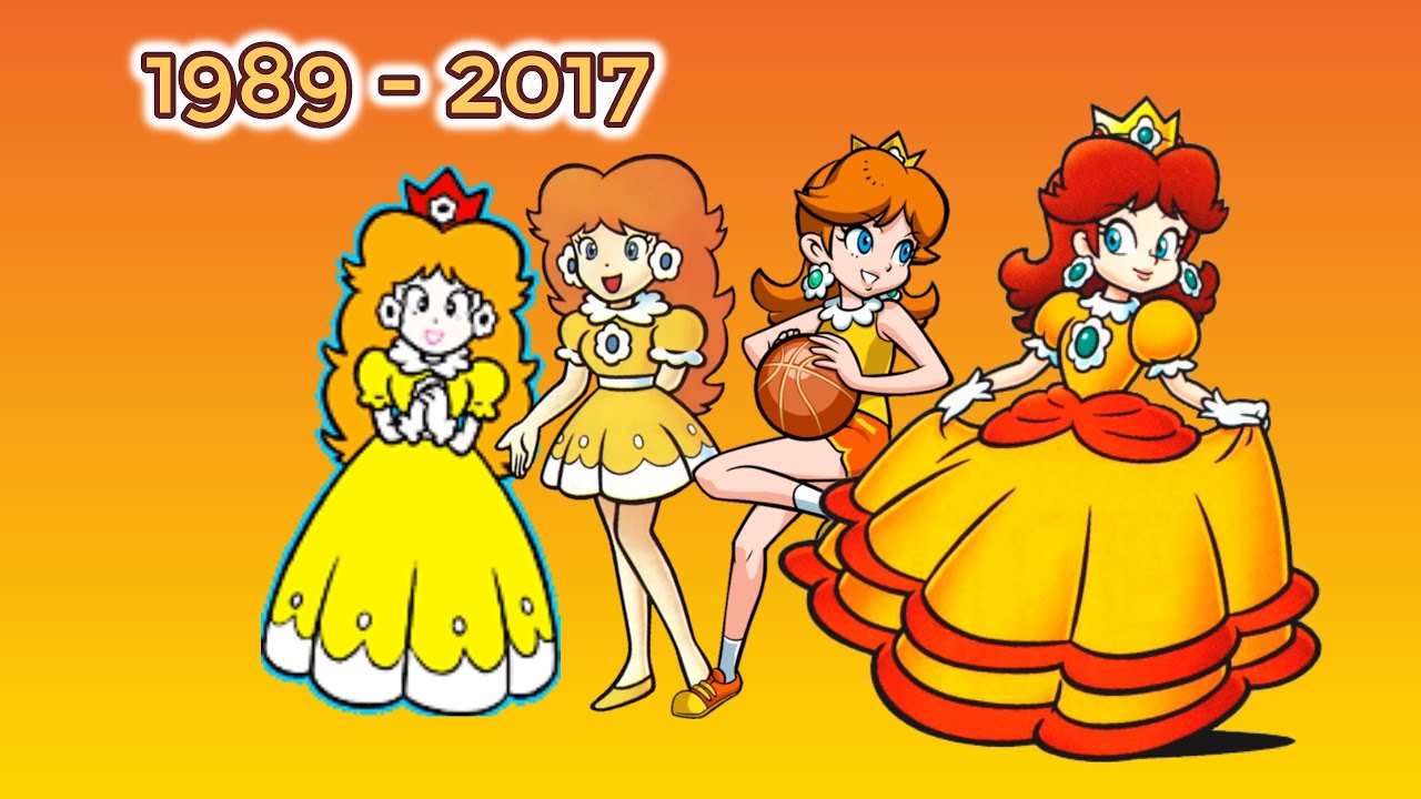 ✿ Evolution of Princess Daisy (1989 - 2017) ✿