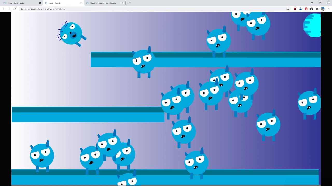 Создание игры лабиринт на Construct 3 и HTML5 за 20 минут.