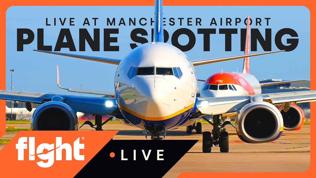 ♦️ LIVE Manchester Airport Plane Spotting - 16/03/26