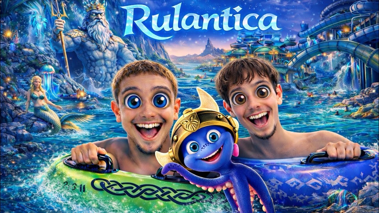 VLOG DANS LE MEILLEUR PARC AQUATIQUE !! - Rulantica 🐙