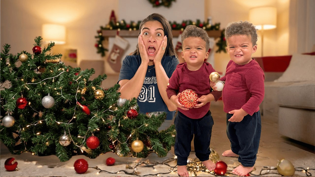 GEMEOS DESTRUIRAM A ARVORE DE NATAL
