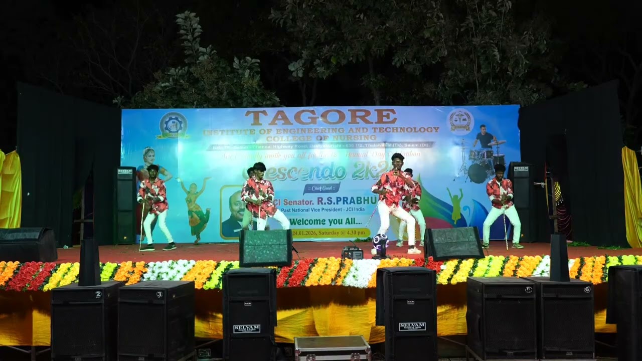 தாகூர் பொறியியல் மற்றும் தொழில்நுட்ப கல்லூரி & நர்சிங் கல்லூரி | Crescendo 2K26 ஆண்டு விழா