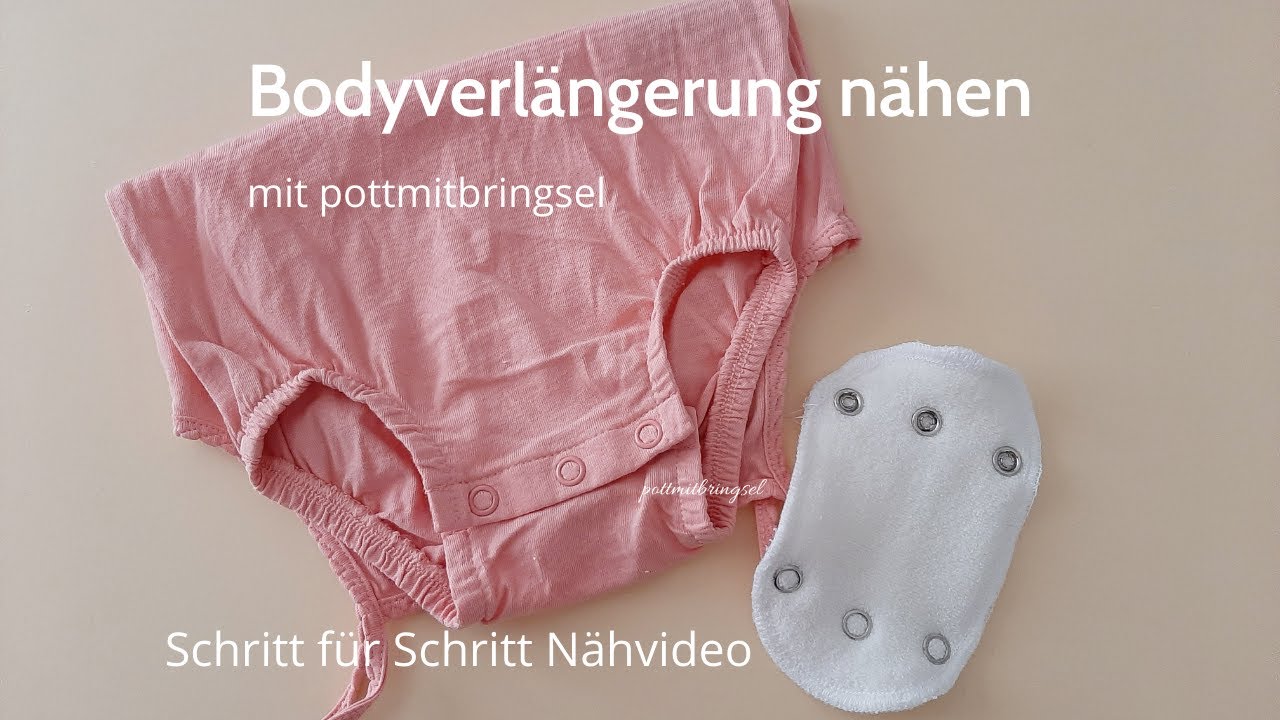 Bodyverl&auml;ngerung n&auml;hen | ohne Schnittmuster | individuell in Gr&ouml;&szlig;e & Form | pottmitbringsel
