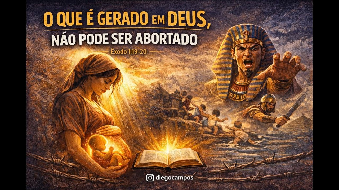O que é gerado em Deus não pode ser abortado - Pr. Diego Campos - 11/01/2026