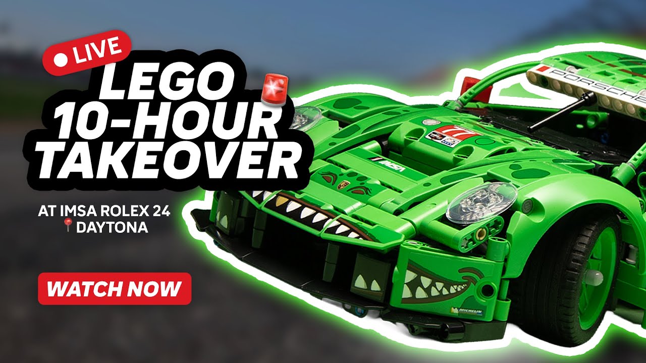 🚨 LIVE: LEGO 10-hour Takeover at IMSA Rolex 24 at Daytona
