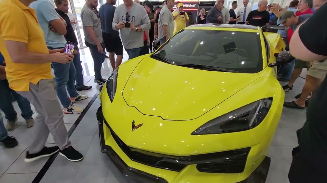 Unveiling of the 2023 Corvette Z06 at Bomnin Chevrolet Dadeland!!!