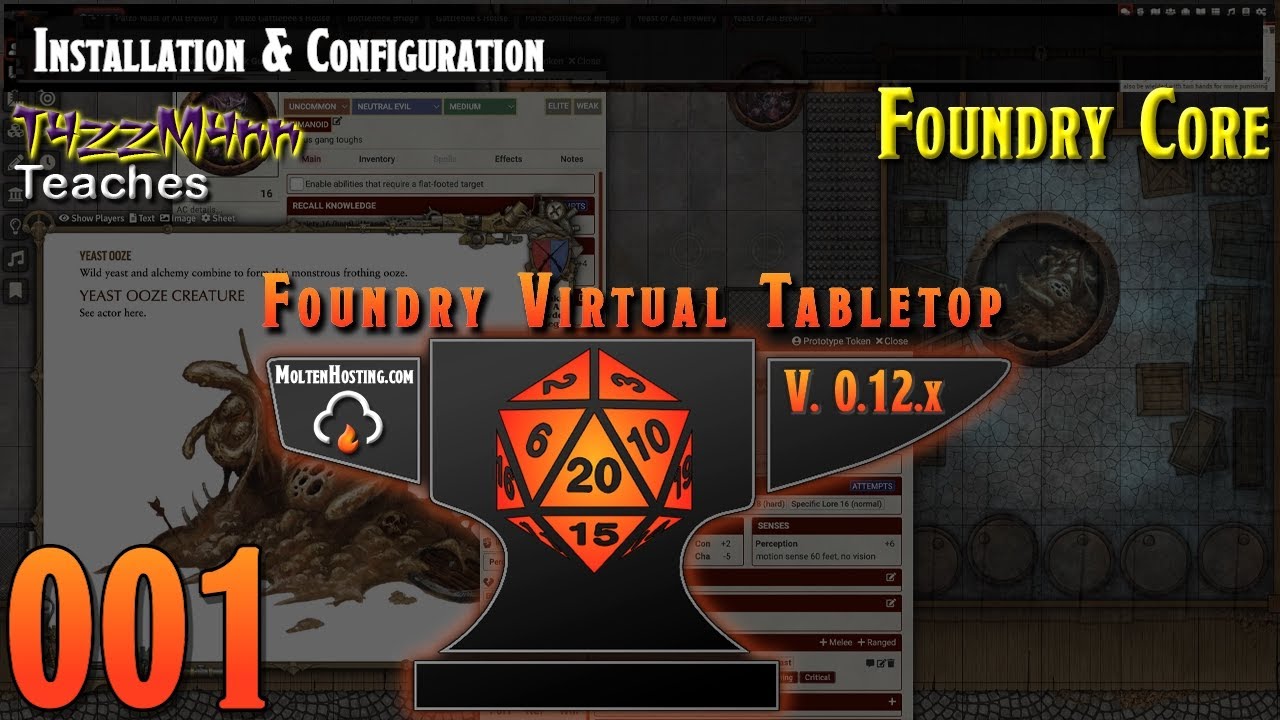 Foundry VTT V12 (Core) From the Ground Up ~ E001 ~ Installing and Configuring