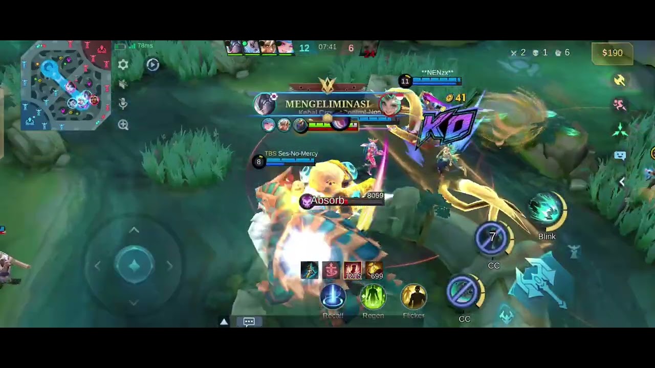 Grock hampir tak tergoyahkan, damage musuh GK ada rasanya sama sekali!!!
