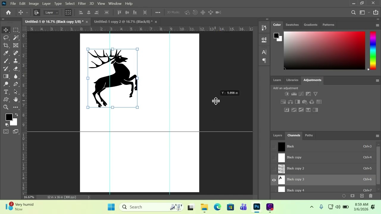 How to design texture and add imitation wax effect and motif in multi-channel layer