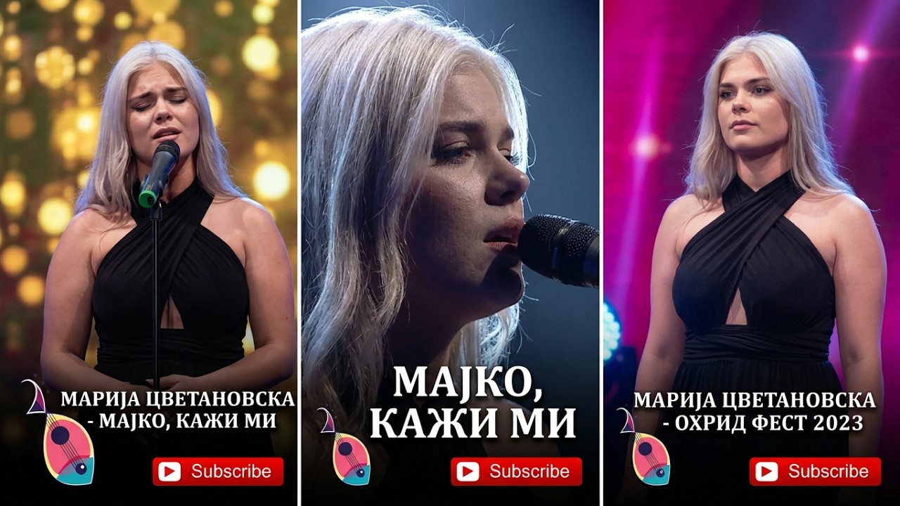 МАРИЈА ЦВЕТАНОВСКА -  Мајко, кажи ми (Интернационална Вечер 2023)